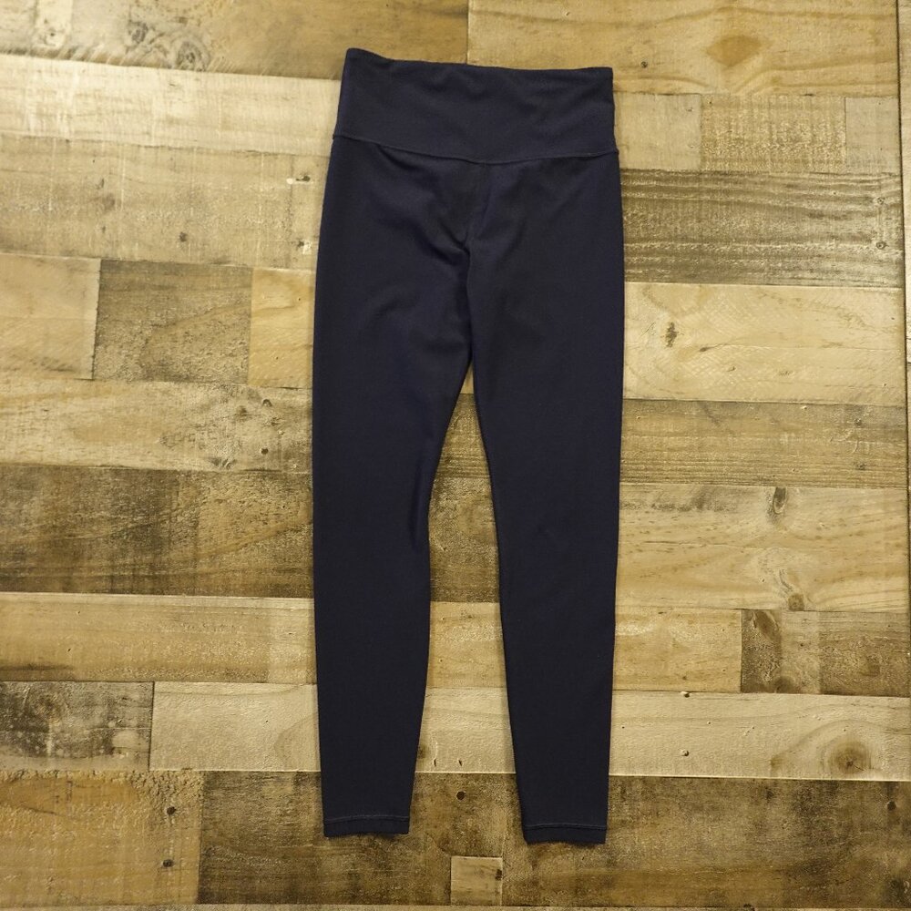 Athleta Ultra High Rise Elation Tight Women’s Small Navy Yoga‎ Training Leggings
